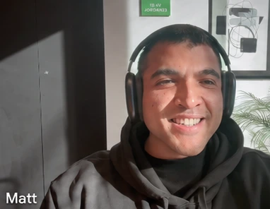 Matt on the weekly team call